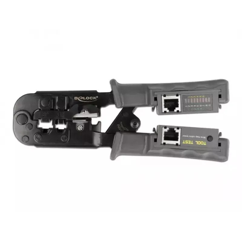 Πένσα πρέσας με απογυμνωτή και tester δικτύου DeLOCK 90510