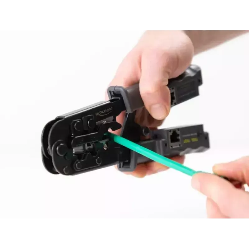 Πένσα πρέσας με απογυμνωτή και tester δικτύου DeLOCK 90510