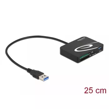 Αναγνώστης καρτών DeLOCK 91756 Μαύρο MicroSD SD MMC USB 5 Mbit/s