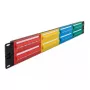 DeLOCK 19 ιντσών Patch Panel 48 Θύρες Cat.5e 2HE χρωματιστό RJ-45