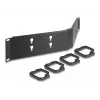 Πάνελ διαχείρισης καλωδίων DELOCK 19 ιντσών 66978 2U γωνιακό μαύρο