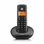 Ασύρματο τηλέφωνο DECT MOTOROLA E201 — ασύρματο ακουστικό με ανοιχτή ακρόαση, έως 50 εγγραφές