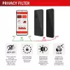 Displex Privacy Screen Protector (10H) για Samsung Galaxy S25 Ultra, Eco-Montagerahmen, Privacy-Filter