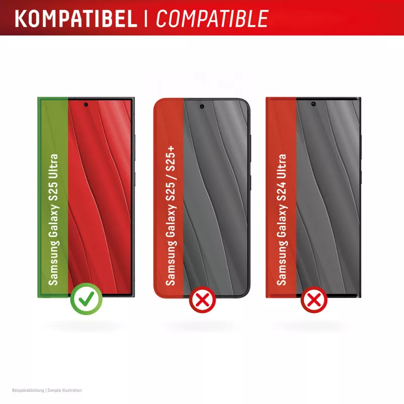 Displex Privacy Screen Protector (10H) για Samsung Galaxy S25 Ultra, Eco-Montagerahmen, Privacy-Filter