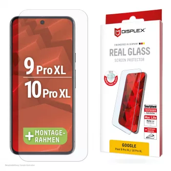 Displex Displayschutzfolie (10H) για Google Pixel 9 Pro XL, Pixel 10 Pro XL, Eco-Montagerahmen, ανθεκτικό στις γρατσουνιές