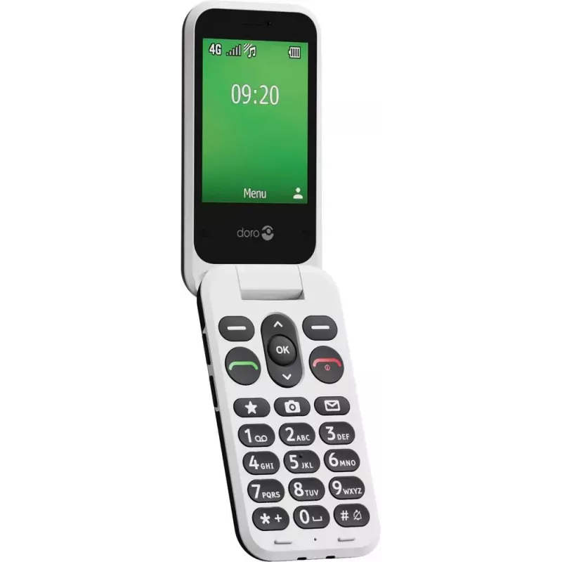 Feature Phone Doro Leva E22 2.8 ίντσες 0,3 MP Μαύρο Λευκό