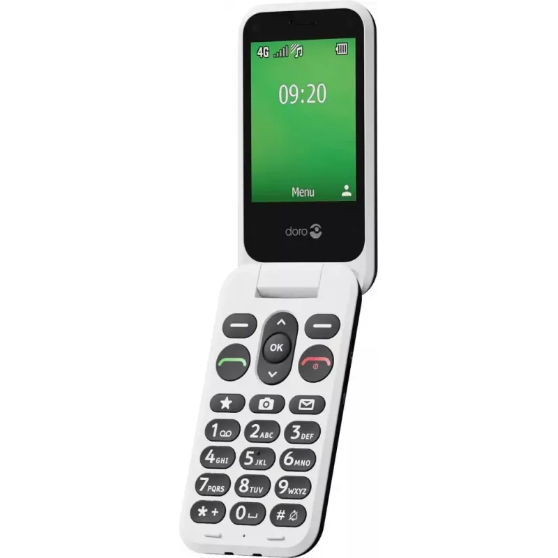 Feature Phone Doro Leva E22 2.8 ίντσες 0,3 MP Μαύρο Λευκό