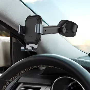 Ενεργή βάση Baseus SUYL-TK01 κινητού τηλεφώνου smartphone μαύρη