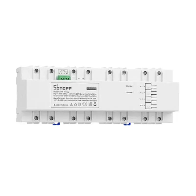 Έξυπνος διακόπτης Sonoff SPM-4Relay ρελέ Wi‑Fi 4 καναλιών 4×20A