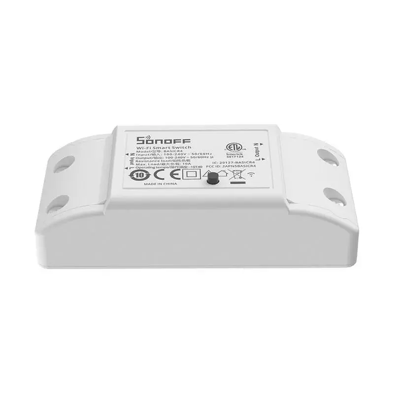 Έξυπνος διακόπτης Sonoff BASICR4 10A ESP32 — μονάδα ρελέ Wi‑Fi για οικιακό αυτοματισμό