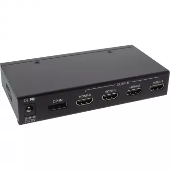 InLine DisplayPort σε HDMI 2x2 splitter βιντεοτοίχου 1 IN 4 OUT 4K UltraHD