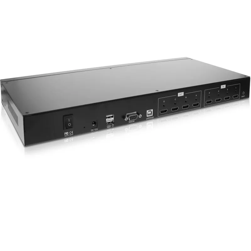 InLine 4x4 Multi-View HDMI Matrix Switch 4 IN 4 OUT βιντεοτοίχου FullHD