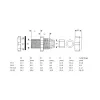 InLine στυπιοθλίπτης καλωδίου νάιλον IP68 4 - 8 mm γκρι 10 τεμ.