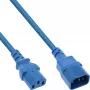 InLine Καλώδιο επέκτασης τροφοδοσίας C13 / C14, μπλε, 1,5 m