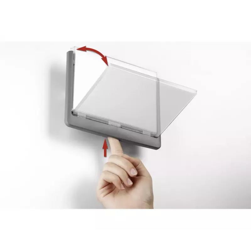 Βάση πινακίδων Durable 486637 A5 πλαστικό γραφίτη