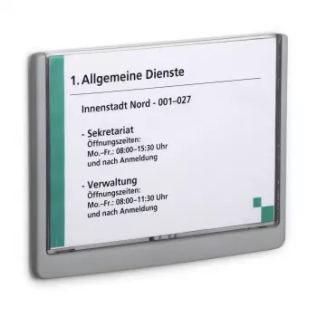 Βάση πινακίδων Durable 486637 A5 πλαστικό γραφίτη