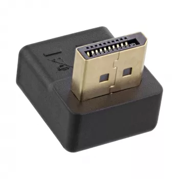 InLine Προσαρμογέας DisplayPort, αρσενικό / θηλυκή, γωνιακός προς τα πάνω