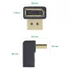 InLine Προσαρμογέας DisplayPort, αρσενικό / θηλυκή, γωνιακός προς τα πάνω