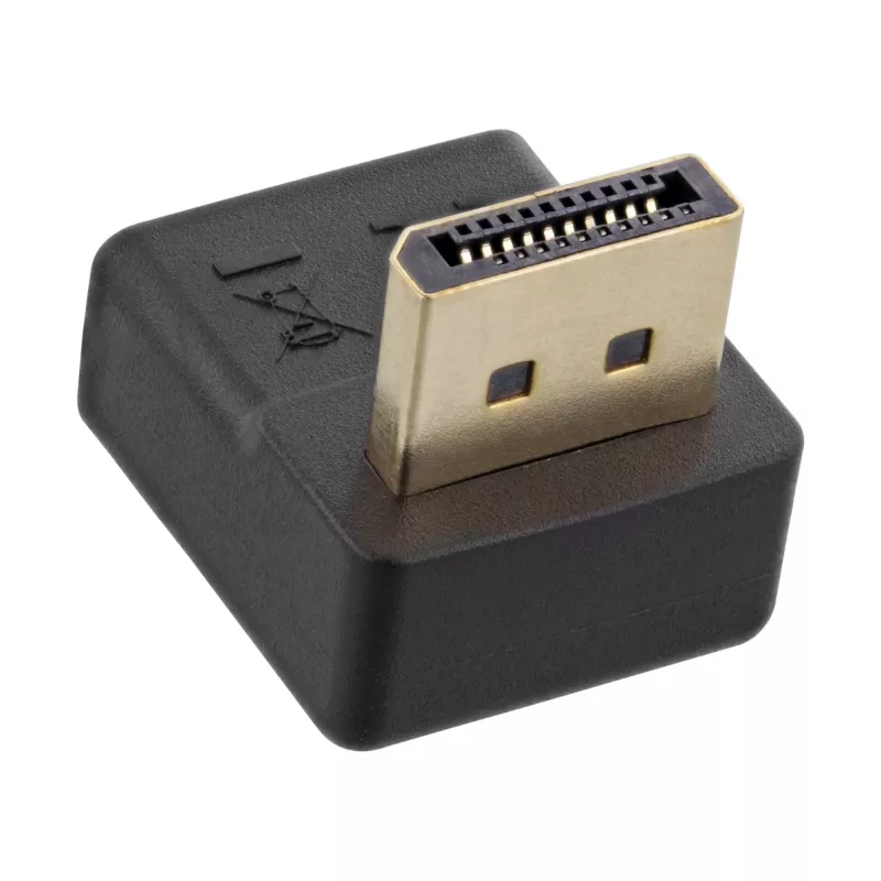 InLine Προσαρμογέας DisplayPort, αρσενικό / θηλυκή γωνιακός προς τα κάτω