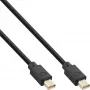 InLine Καλώδιο Mini DisplayPort 1.4 M/M, μαύρο/χρυσό, 1m