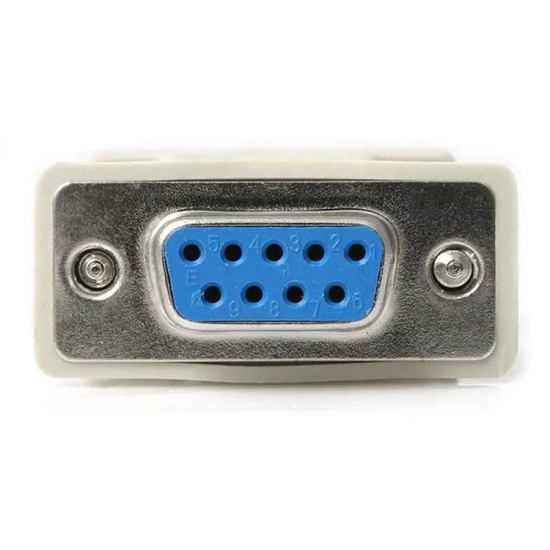 StarTech.com DB9 RS232 Σειριακός προσαρμογέας null modem - F/F, DB-9, DB-9, λευκό
