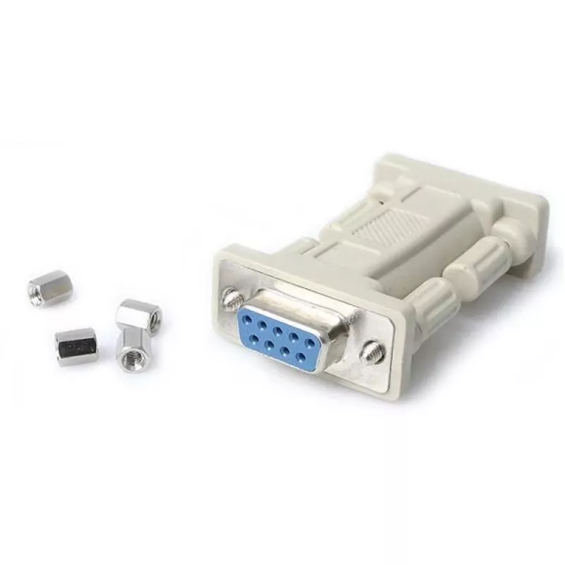 StarTech.com DB9 RS232 Σειριακός προσαρμογέας null modem - F/F, DB-9, DB-9, λευκό
