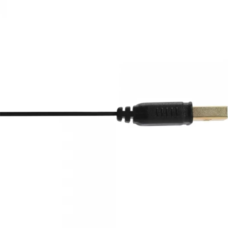 InLine Επίπεδο καλώδιο USB 2.0 Type-A αρσενικό / θηλυκή επιχρυσωμένο μαύρο 3m