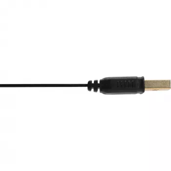 InLine Επίπεδο καλώδιο USB 2.0 Type-A αρσενικό/θηλυκή επιχρυσωμένο μαύρο 1 m