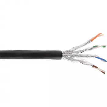 InLine Καλώδιο εξωτερικής εγκατάστασης S/FTP PiMF Cat.7a AWG 23 χαλκός 1200 MHz PE, 500m