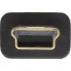 InLine Επίπεδο καλώδιο USB 2.0 USB Type-A αρσενικό / Mini-B αρσενικό 5-πολικό μαύρο/χρυσό 5m