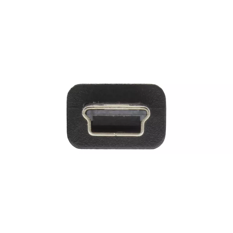 InLine Καλώδιο USB 2.0 Mini, USB Type-A αρσενικό / Mini B αρσενικό, 5-πολικό, μαύρο, 0,5 m