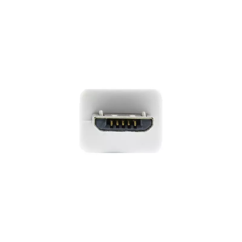 Καλώδιο InLine Micro-USB 2.0 USB Type-A αρσενικό / Micro-B αρσενικό, λευκό, 2 m
