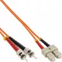 Καλώδιο οπτικών ινών duplex InLine SC/ST 50/125µm OM2 3m