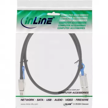 Εξωτερικό καλώδιο InLine Mini SAS HD SFF-8644 σε SFF-8088 6 Gb/s 1 m