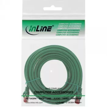 Καλώδιο δικτύου InLine S/FTP PiMF Cat.6 250MHz χαλκός χωρίς αλογόνα πράσινο 7,5m