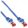 InLine Καλώδιο Patch S/FTP PiMF Cat.6 250MHz χαλκός χωρίς αλογόνα μπλε 1,5m