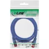 InLine Καλώδιο Patch S/FTP PiMF Cat.6 250MHz χαλκός χωρίς αλογόνα μπλε 1,5m