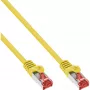 InLine Καλώδιο Patch S/FTP PiMF Cat.6 250MHz χαλκός χωρίς αλογόνα κίτρινο 2m