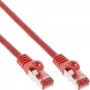 InLine Καλώδιο Patch S/FTP PiMF Cat.6 250MHz χαλκός χωρίς αλογόνα κόκκινο 2m