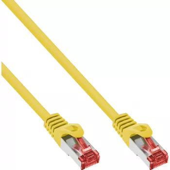 InLine Καλώδιο Patch S/FTP PiMF Cat.6 250 MHz Χαλκός χωρίς αλογόνα κίτρινο 5 m
