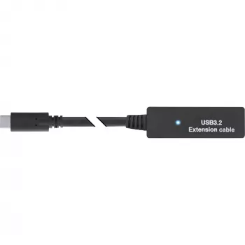 Ενεργή προέκταση InLine USB 3.2 Gen.1, βύσμα USB-C αρσενικό σε υποδοχή USB-A θηλυκή, 5 m