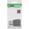 Προσαρμογέας InLine USB 3.2, βύσμα USB-A αρσενικό σε εσωτερική υποδοχή μπροστινού πάνελ USB-E θηλυκή