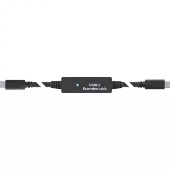 Ενεργό καλώδιο InLine USB 3.2 Gen.1, βύσμα USB-C αρσενικό σε βύσμα USB-C αρσενικό, 5m
