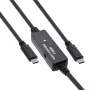 Ενεργό καλώδιο InLine USB 3.2 Gen.1, βύσμα USB-C αρσενικό σε βύσμα USB-C αρσενικό, 10m