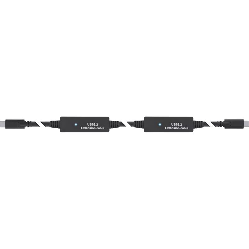 Ενεργό καλώδιο InLine USB 3.2 Gen.1, βύσμα USB-C αρσενικό σε βύσμα USB-C αρσενικό, 15m