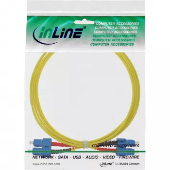 Καλώδιο οπτικών ινών duplex InLine SC/SC 9/125µm OS2 5m