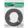 InLine Καλώδιο κεραίας 2πλά θωρακισμένο >85dB μαύρο 0,5m