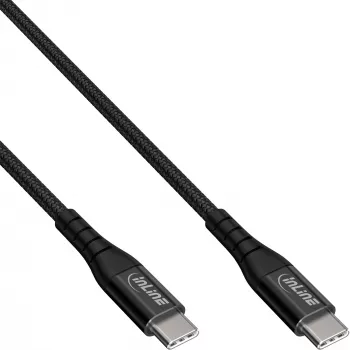 InLine Καλώδιο USB 2.0, USB-C αρσενικό/αρσενικό 100W καλώδιο γρήγορης φόρτισης, 2m