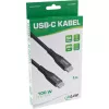 InLine Καλώδιο USB 2.0, USB-C αρσενικό/αρσενικό 100W καλώδιο γρήγορης φόρτισης, 2m
