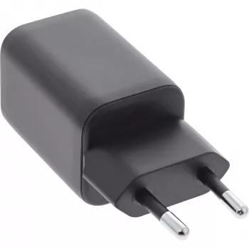InLine Τροφοδοτικό USB, φορτιστής, USB-A + USB Type-C, 33W, PD + QC
